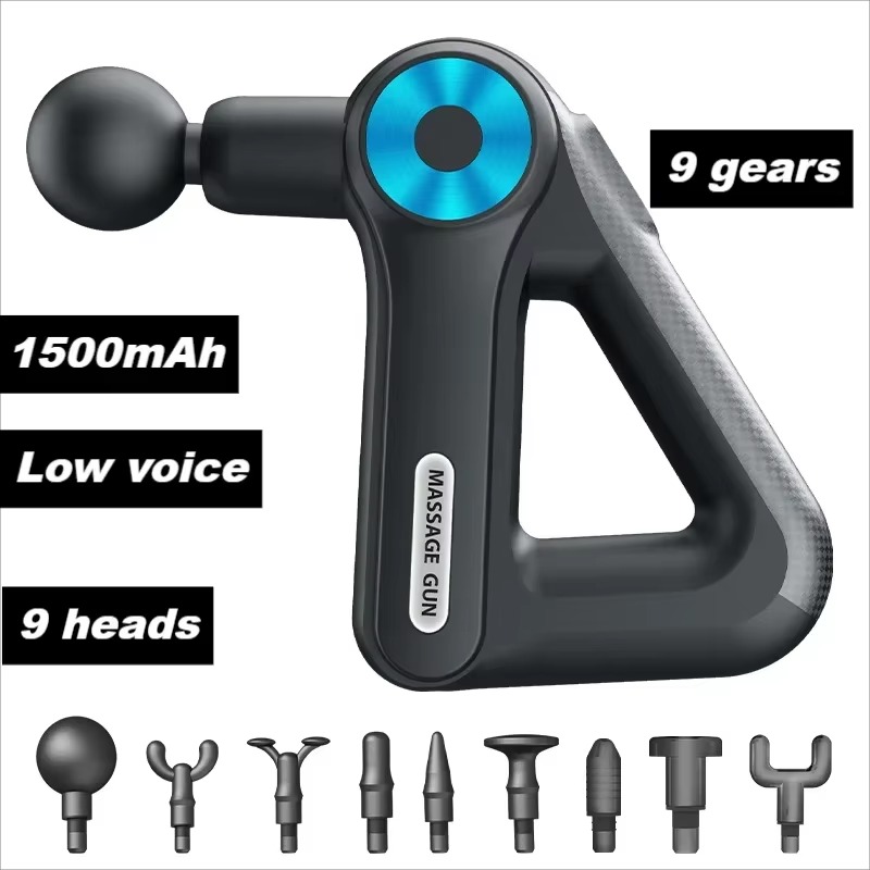 Vibration Massage Gun - Mini-Dreieck-Faszienpistole für Nacken- und Halswirbelsäulenmassage mit
