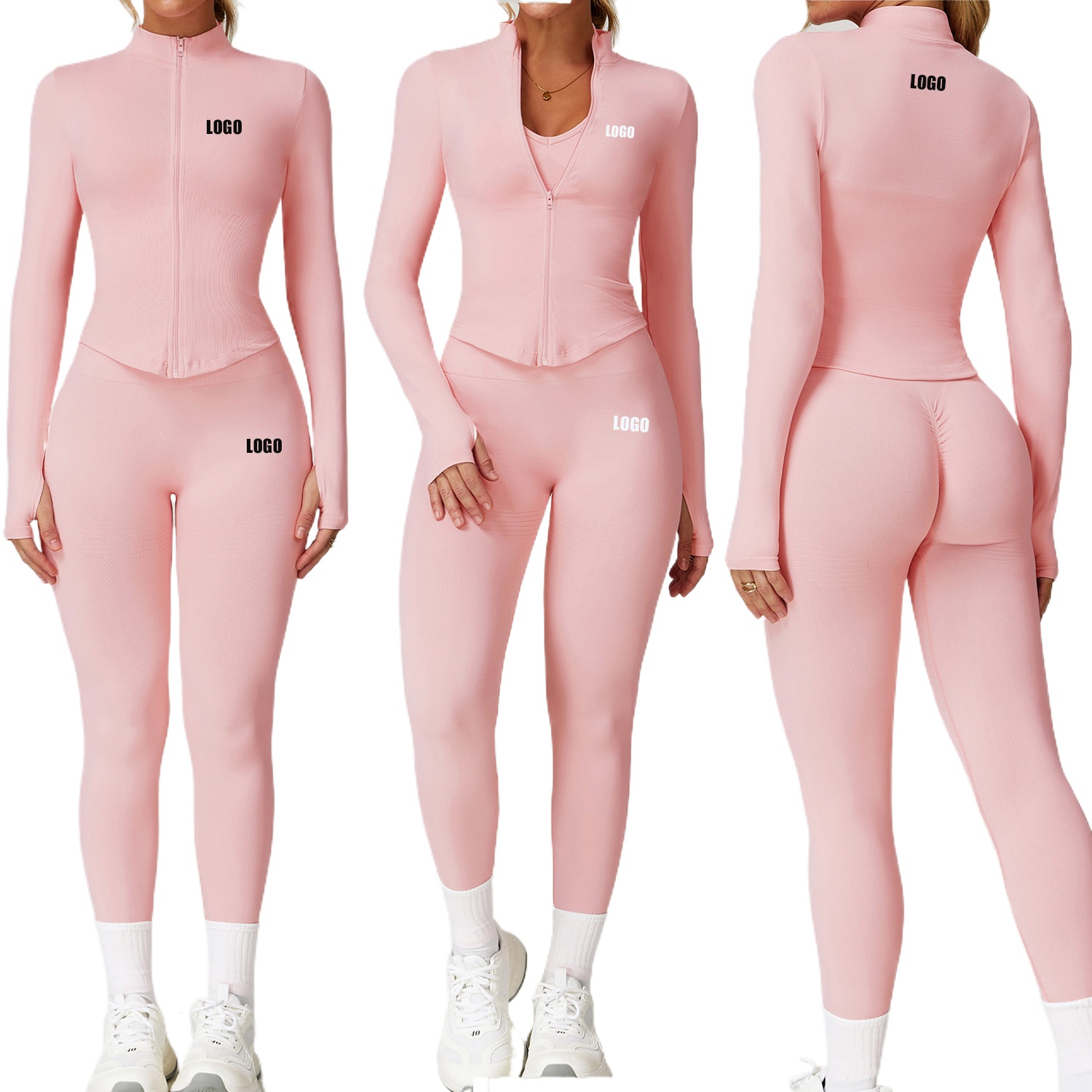 Yoga Y Fitness - Nahtlose Yoga-Sportbekleidung für Damen mit individuellem