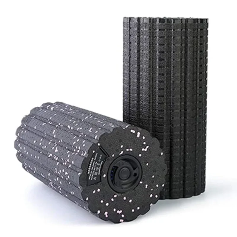 Yoga Fitness Roller - 4-Gang vibrierende elektrische Yoga-Massage Schaum Fitness
