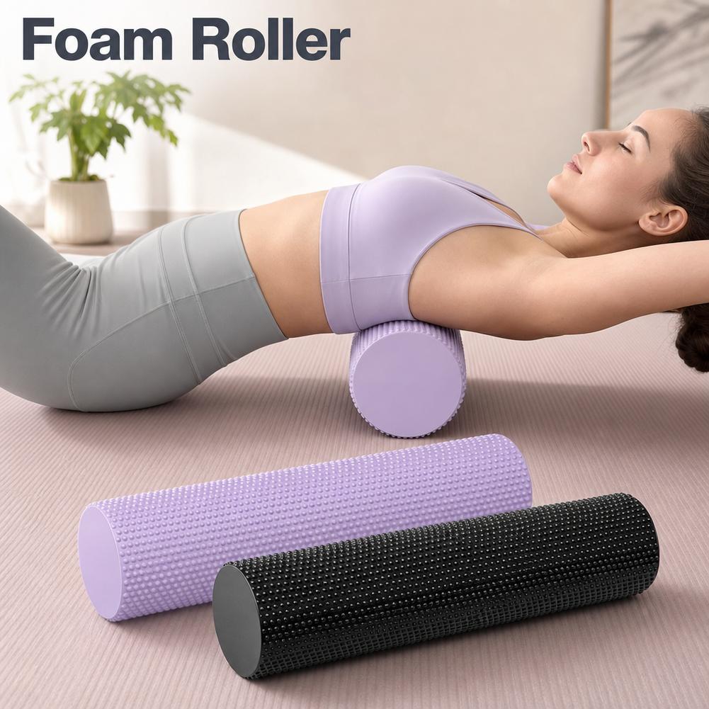 Yoga Fitness Roller - EVA Yoga-Schaumstoffrolle mit Hoher Dichte für