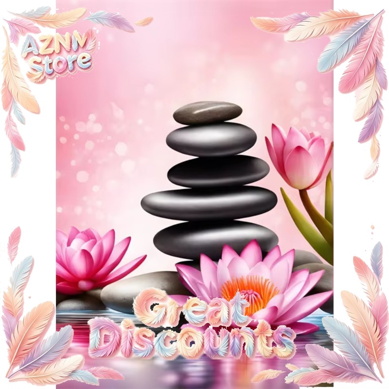 Zen Yoga Fitness - 2026 Spa Zen Kirschblüten-Lilien-Rosa-Lotus Leinwanddruck Poster