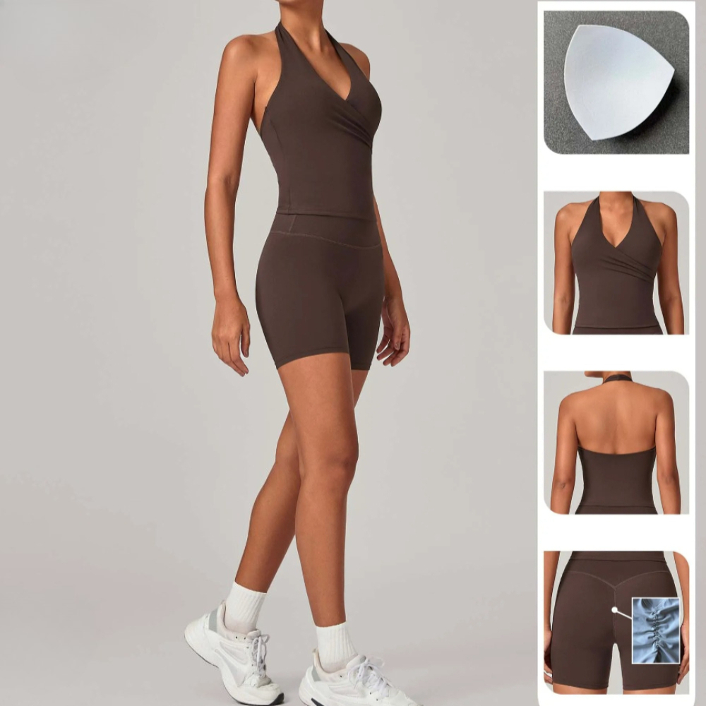 2-teiliges Damen-Sportset für  – Yoga Y Fitness Bewertung und Preis