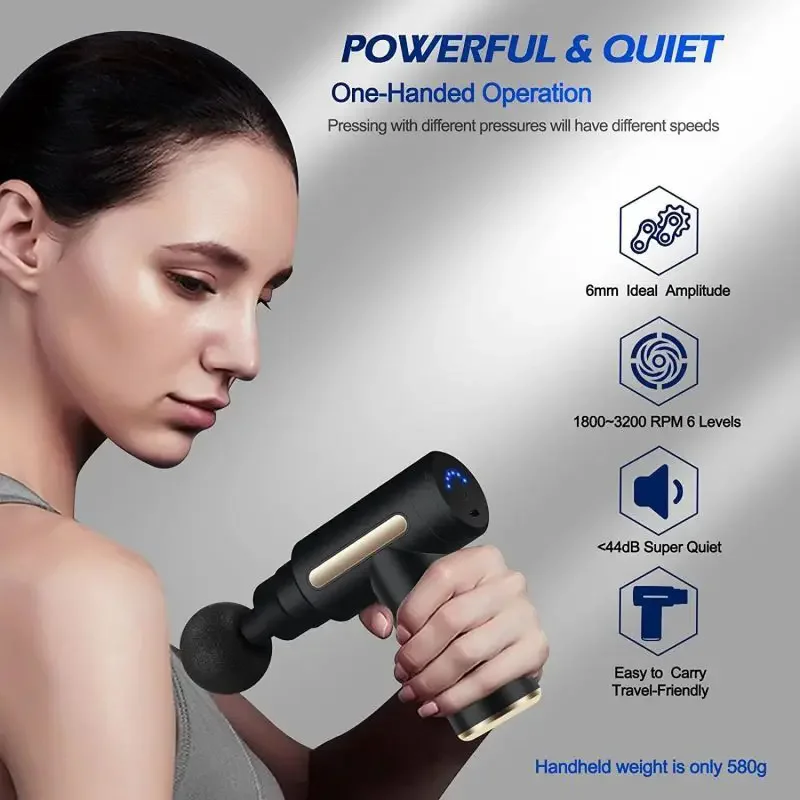2024 tragbares Faszienpistolen – Vibration Massage Gun Bewertung und Preis