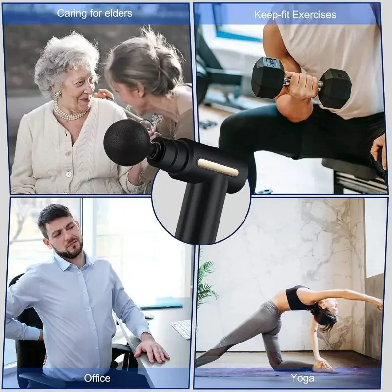 2024 tragbares Faszienpistolen – Vibration Massage Gun Bewertung und Preis