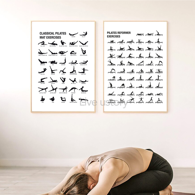 Rahmenloses Pilates-Workout-Di – Yoga Fitness Gifts Bewertung und Preis