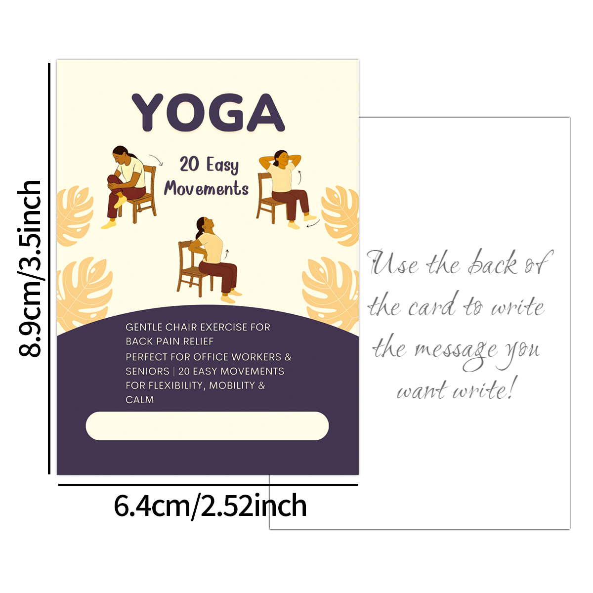 21 Stück sitzende Yoga-Karten, – Yoga Fitness Instructor Bewertung und Preis