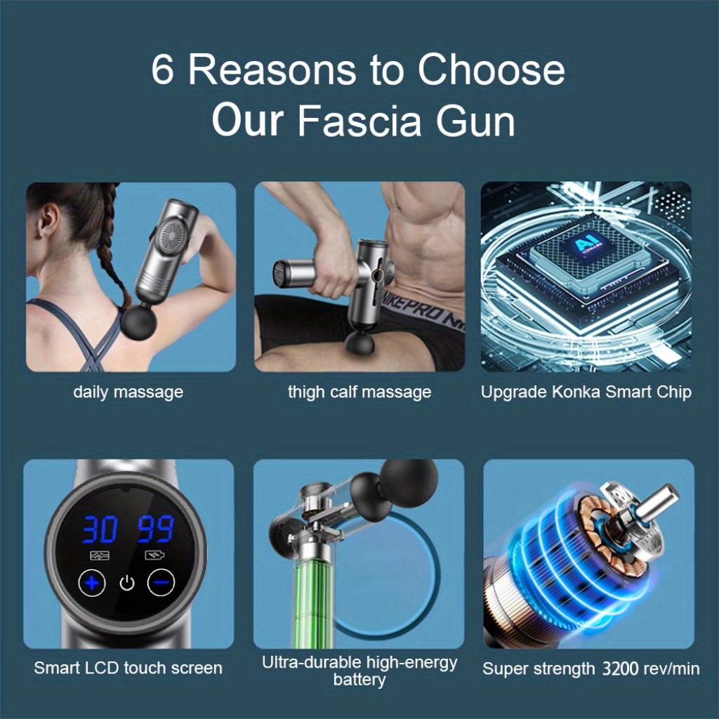 99-Niveau-Massagepistole, Fasz – Vibration Massage Gun Bewertung und Preis